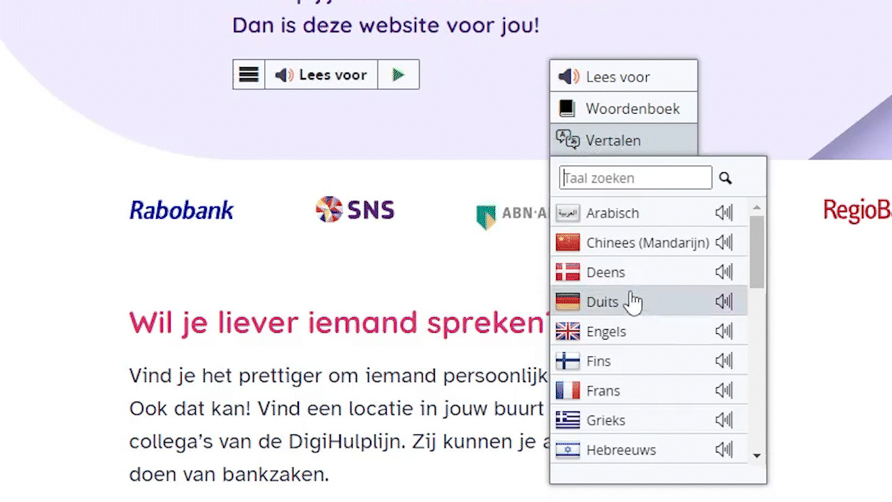 GESPROKEN TEKST VERTALEN visual data 6